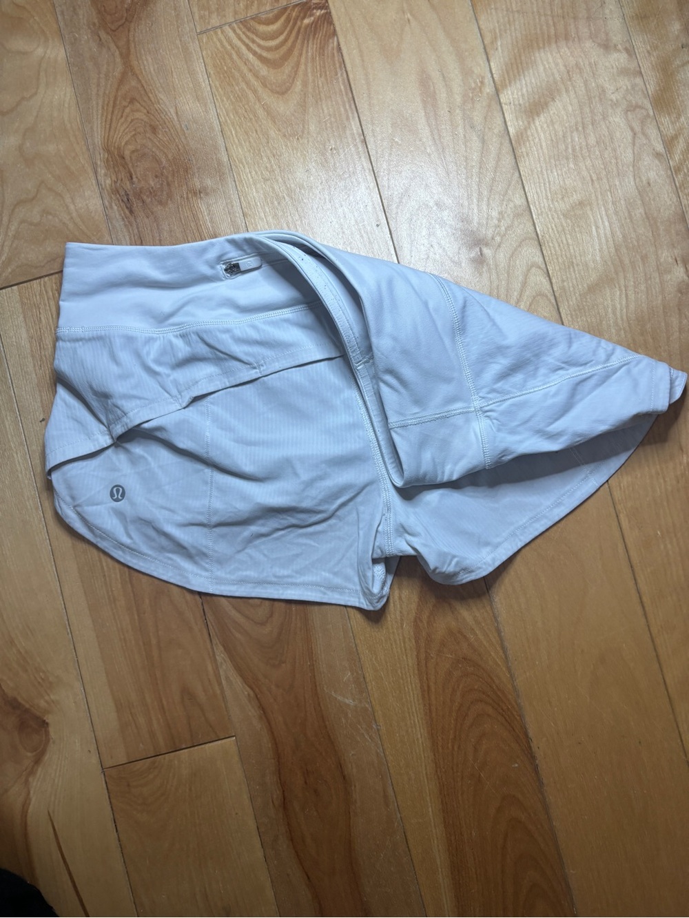 lululemon athletica White Athletic Skort with Built-In Shorts
